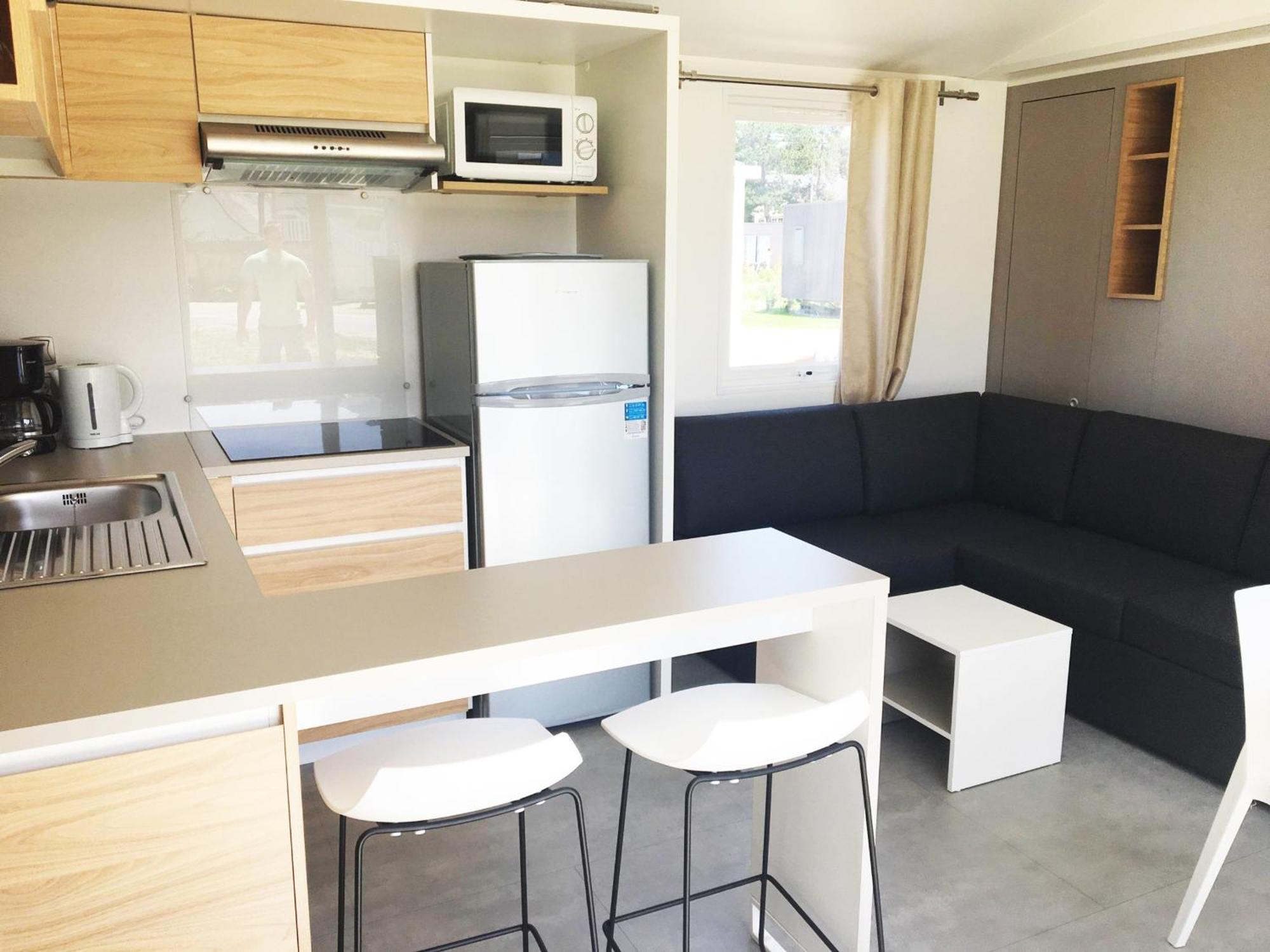 Mobil-Home Confort 4 Pers, 2 Ch, Piscine Chauffee, 200M Plage, Parking, Wifi Gratuit, Animaux Ok - Fr-1-361A-32 Jullouville-les-Pins Exterior photo